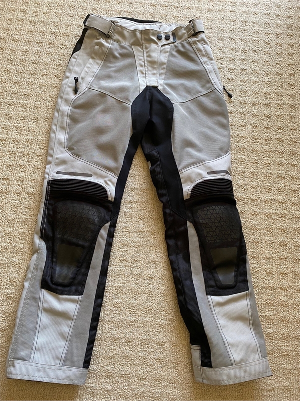 Sedici Alexi 2 Mesh Motorcycle Pants Women's XS Silver/Black Plus Pads & Liners